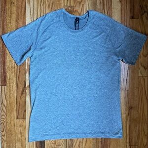 lululemon athletica Gray Metal Vent Tech Short-Sleeve Shirt